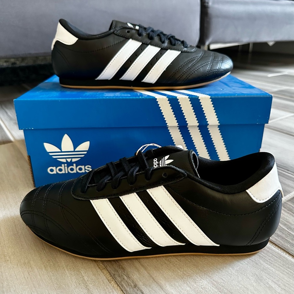 Adidas originals Women's Taekwondo Lace W Sneakers Shoes - Black White JS1193